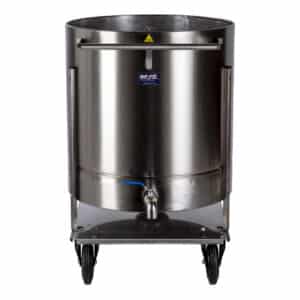 Melk Mixer op wielen met bovengeplaatste motor - 300 Liter