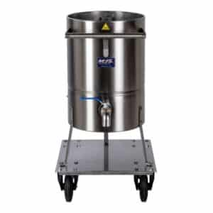 Melk Mixer op wielen met ondergeplaatste motor - 50 Liter