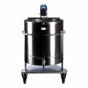 Melk Mixer op wielen met bovengeplaatste motor - 200 Liter