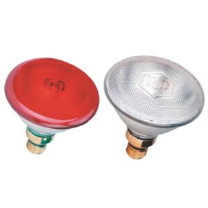 Warmtelamp Energiezuinig Wit/ Rood 100 of 175w