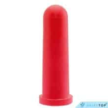 Calf teat conical 100mm red round hole