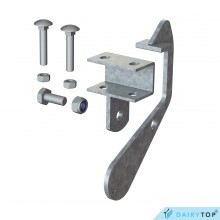 CalfOtel Anti-tip system Open Top on mobile slatted floor